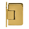 CRL Unlacquered Brass Plymouth Series Wall Mount 'H' Back Plate Hinge