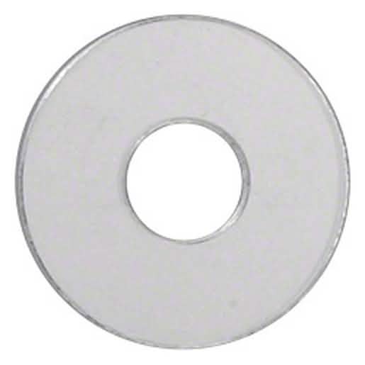 CRL 1-1/4'' Large Hole Clear Washer - Durable, Transparent, High-Quality Finish
