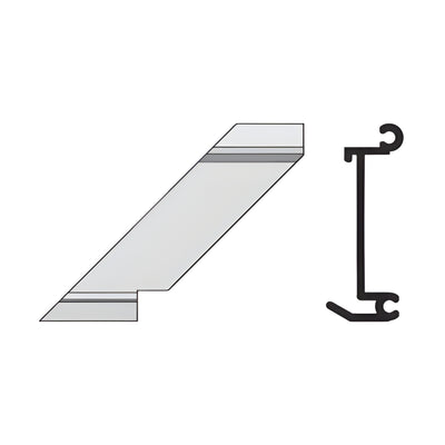 CRL-U.S. Aluminum Left-Hand 90° Outside Corner Anchor Clip 4-Pack