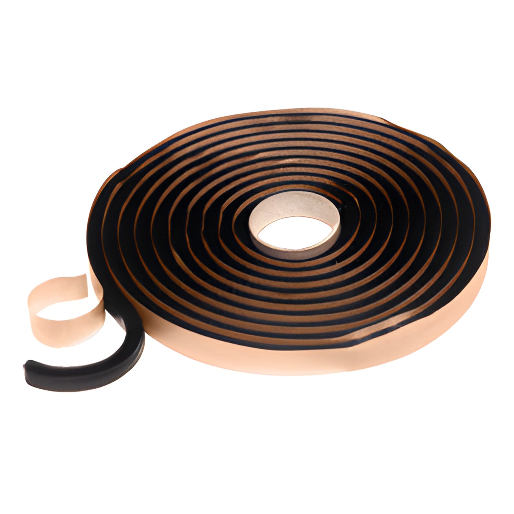 Roll of black CRL butyl autoglass tape (SKU CRL1305), 3/8 in thick adhesive sealing tape coil.