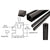 CRL Matte Black 60" Glass 90° Rectangular Corner Post Kit 2"x2-5/8"