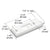 CRL White Window Tilt Latch Replacement, 2-1/16 in Screw Spacing