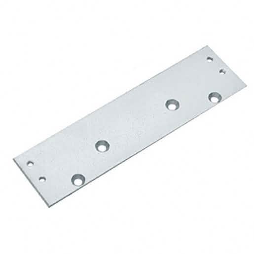 "CRL Aluminum Narrow Drop Plate: Durable, sleek design for secure commercial door installa