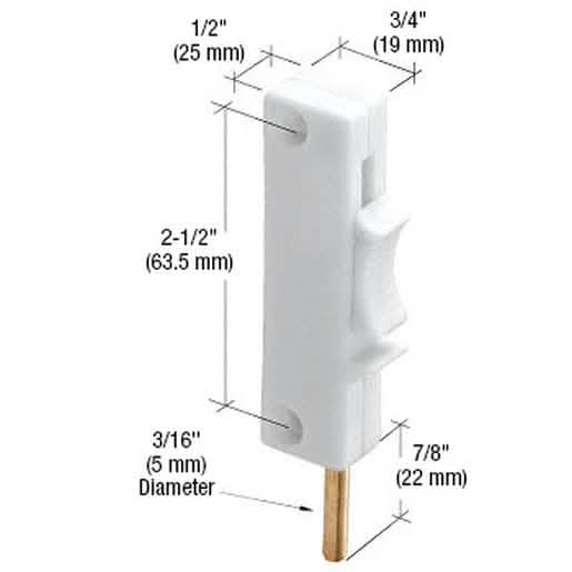 Secure CRL White Sliding Window Lock for enhanced home safety and easy installation.