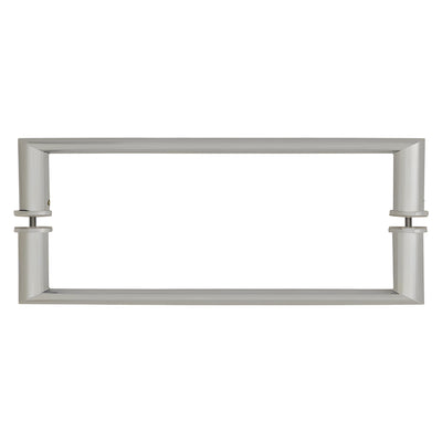CRL 18" Brushed Nickel Back-to-Back Oval/Round Towel Bar