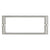 CRL 18" Brushed Nickel Back-to-Back Oval/Round Towel Bar