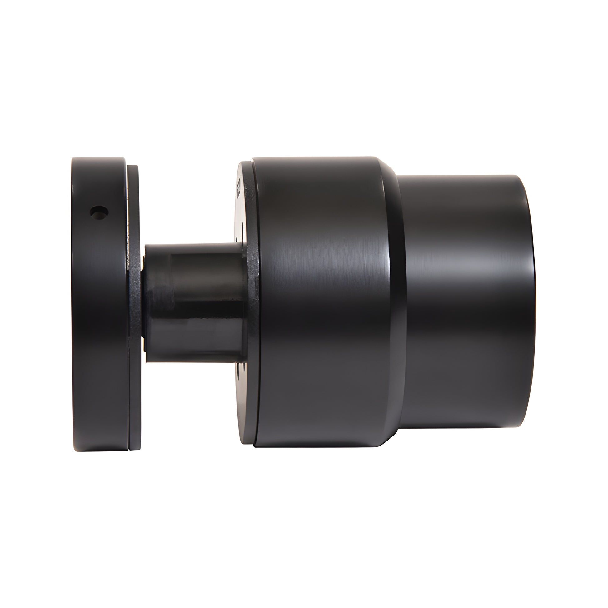 Matte black 316 stainless adjustable glass rail standoff for frameless glass (15/16 in. hole) SKU RS0B2XMBL