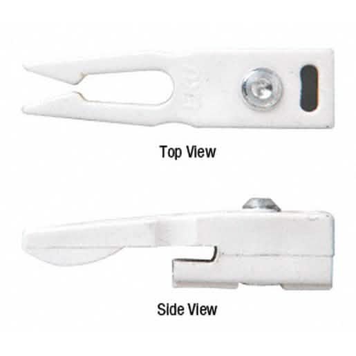 "DW Series White Window Screen Stop - Durable, sleek design for secure window screen suppo