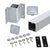 ** CRL Mill 42" 100 Series 90º Inside Fascia Mount Post Kit