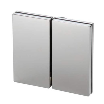 CRL 316 Polished Stainless 180° Glass-to-Glass Hinge for seamless shower door installation