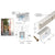 CRL Brushed Brite Anodized 10 ft Mechanical Glazing Channel 1/2 in