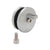 CRL Hydroslide 90° Brushed Nickel Glass Door Track Connector