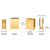 CRL Brass Faceplate Glass Clamp 1/4 to 3/8 in