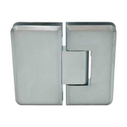 CRL Brushed Chrome Cologne 180º Glass-to-Glass Hinge, sleek design, durable and stylish