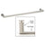 CRL 18" Chrome Single-Sided Oval/Round Towel Bar