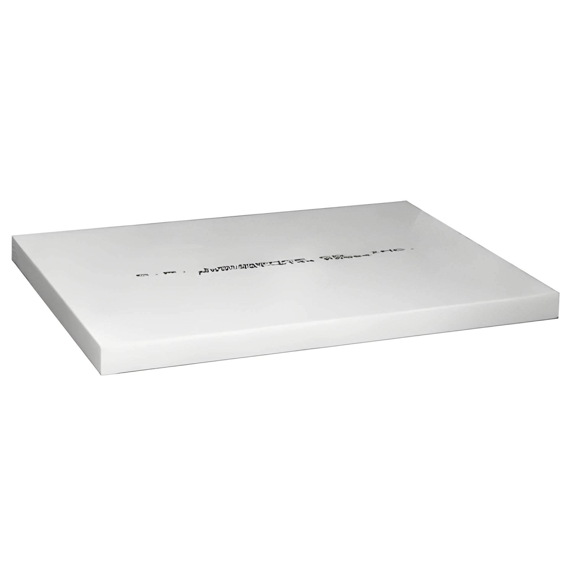 PDSS4 white sharpening stone slab for diamond drills, abrasive rectangular block to dress drills up to 6-inch