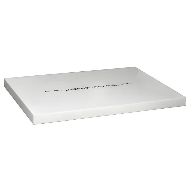 PDSS4 white sharpening stone slab for diamond drills, abrasive rectangular block to dress drills up to 6-inch