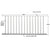 CRL Metallic Silver 72" x 42" Picket Panel - Series 200/300/350/400