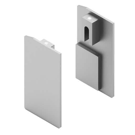 "CRL701 Series Top Track Wall Mount Kit End Cap - Durable & Sleek Design for Easy Installa