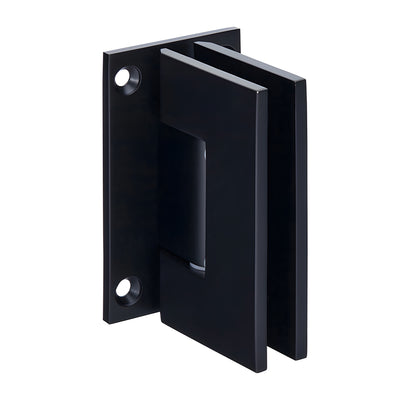 CRL Geneva 537 Matte Black Shower Door Hinge 5° Offset