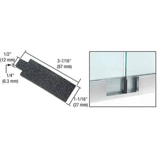 CRL 1/2" High Density Foam Pad for Spacing & Sealing - Durable, Reliable, Efficient.