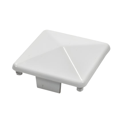 PC1HW Sky White aluminum A380 pyramid post cap for CRL 1100 glass railing posts