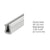 CRL 100' Glazing Vinyl U-Channel 3/8" Depth (Fits 11/32–3/8")