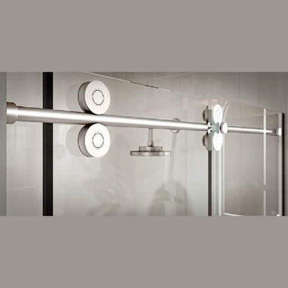 CRL Polished Stainless Steel 180º Crescent Series Sliding System - Modern & Sleek Design