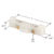 CRL 3/8" Flat-Edge Brass Tandem Sliding Window Roller, 2" Housing