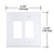 CRL Clear Double-Sided Designer Acrylic Mirror Plate