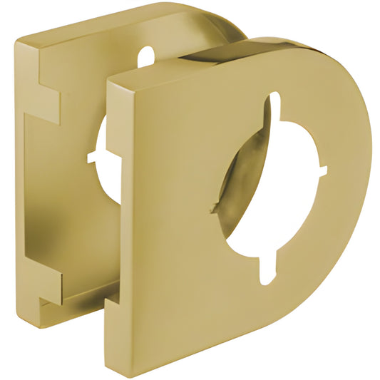 Polished brass non-handed lever lock replacement cover fitting LH10/LH40/LH50/LH70 series - SKU LCLCPB