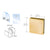 CRL Brass Patch Connector for Glass Doors - Frameless Door Fitting