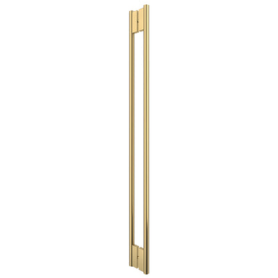 CRL 60" Brushed Bronze C-Style Hollow Glass Door Pull Handle