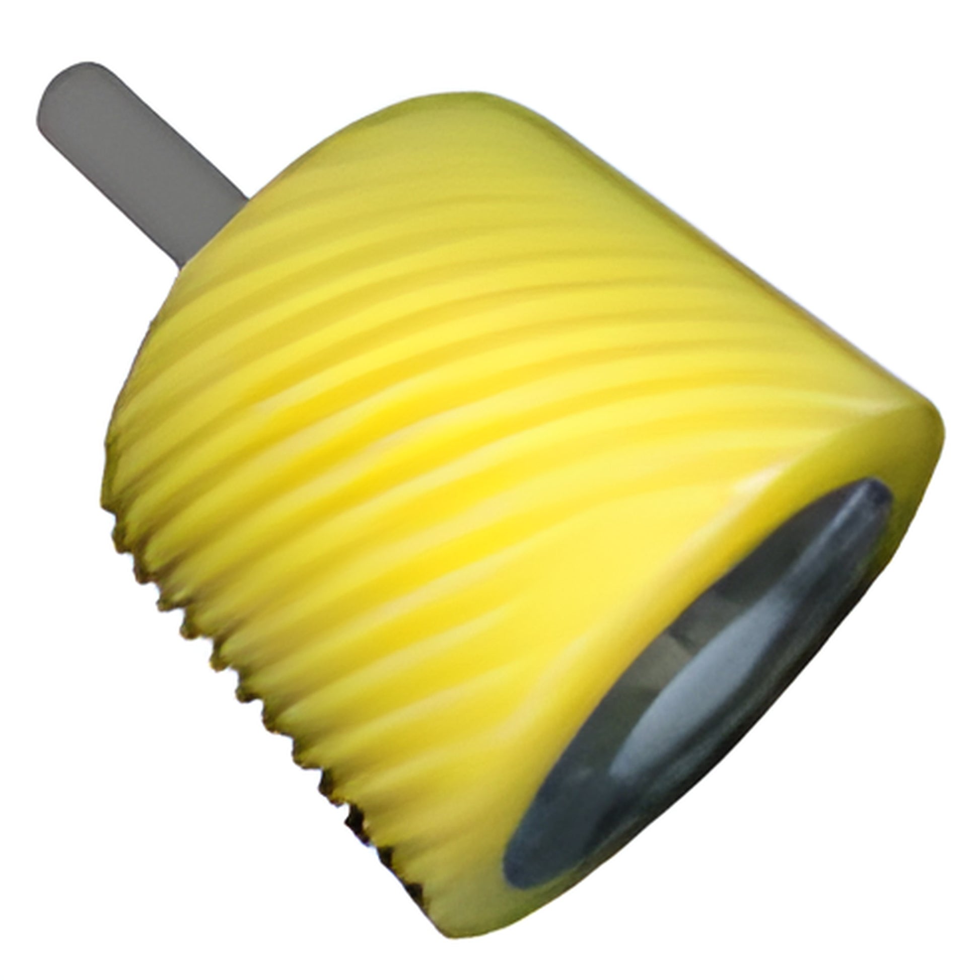 CRP2000 yellow roller platen assembly with shaft and sealed bearings for CRL 1-inch belt sanders