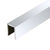 CRL Polished Stainless Steel 11-Gauge Cap Rail Crisp Corner