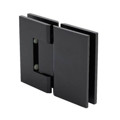 CRL Oil Rubbed Bronze Geneva 580 Glass-to-Glass Hinge, 180° with 5° Offset, Elegant Design
