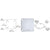 CRL 6-1/2" x 6-1/2" Clear Anodized Square Base Mounting Plate