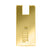 CRL Polished Brass 4 in Square Wedge-Lock Door Rail End Cap