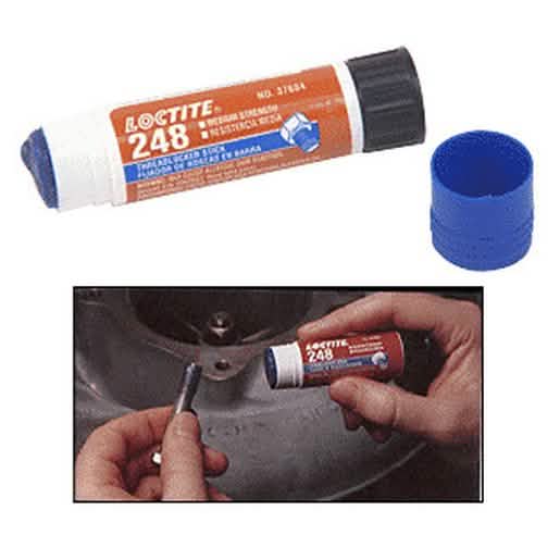 CRL Loctite® 248 Threadlocker Stick - .32 Oz. (9 g) for secure fastening solutions