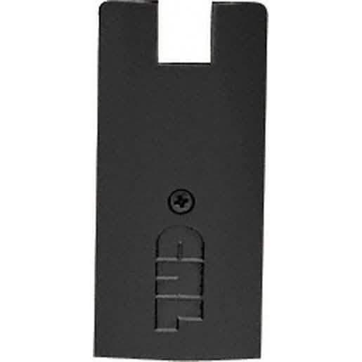 CRL Black Powder Coat 4" Square End Cap for Sidelite Rails - Durable, Sleek Finish