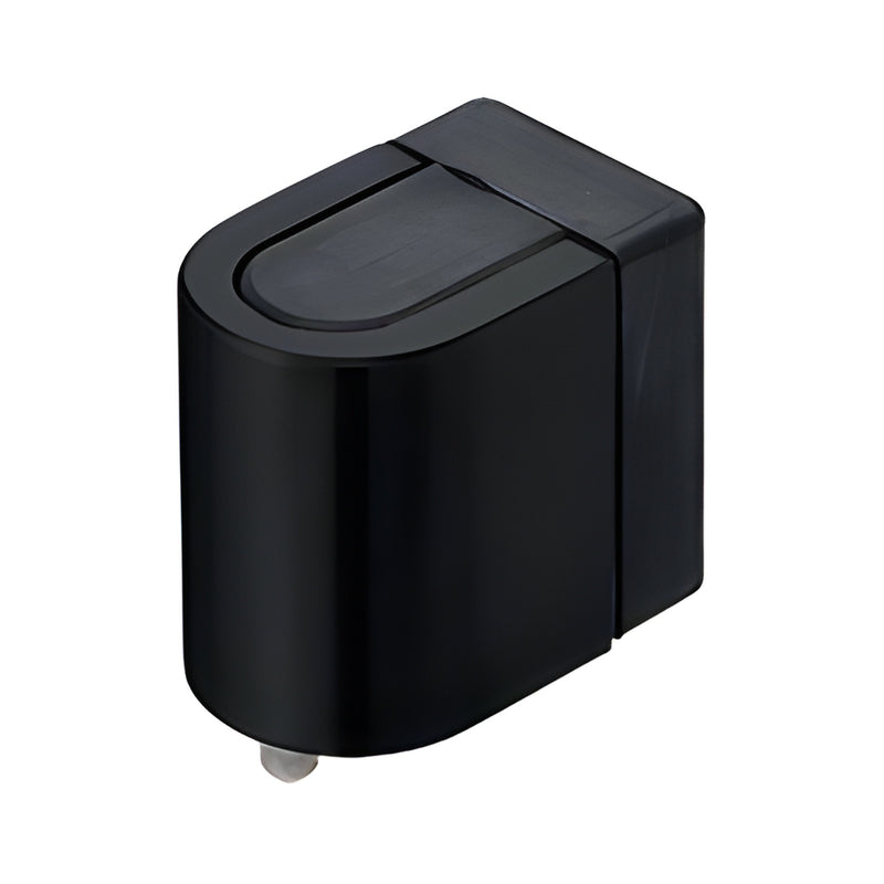 Compact matte black wall/floor door stop LS406MBL, 1-1/8" W 1-1/2" H