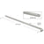 CRL Astral II 39" Clear Anodized Push Bar for Double-Acting Doors