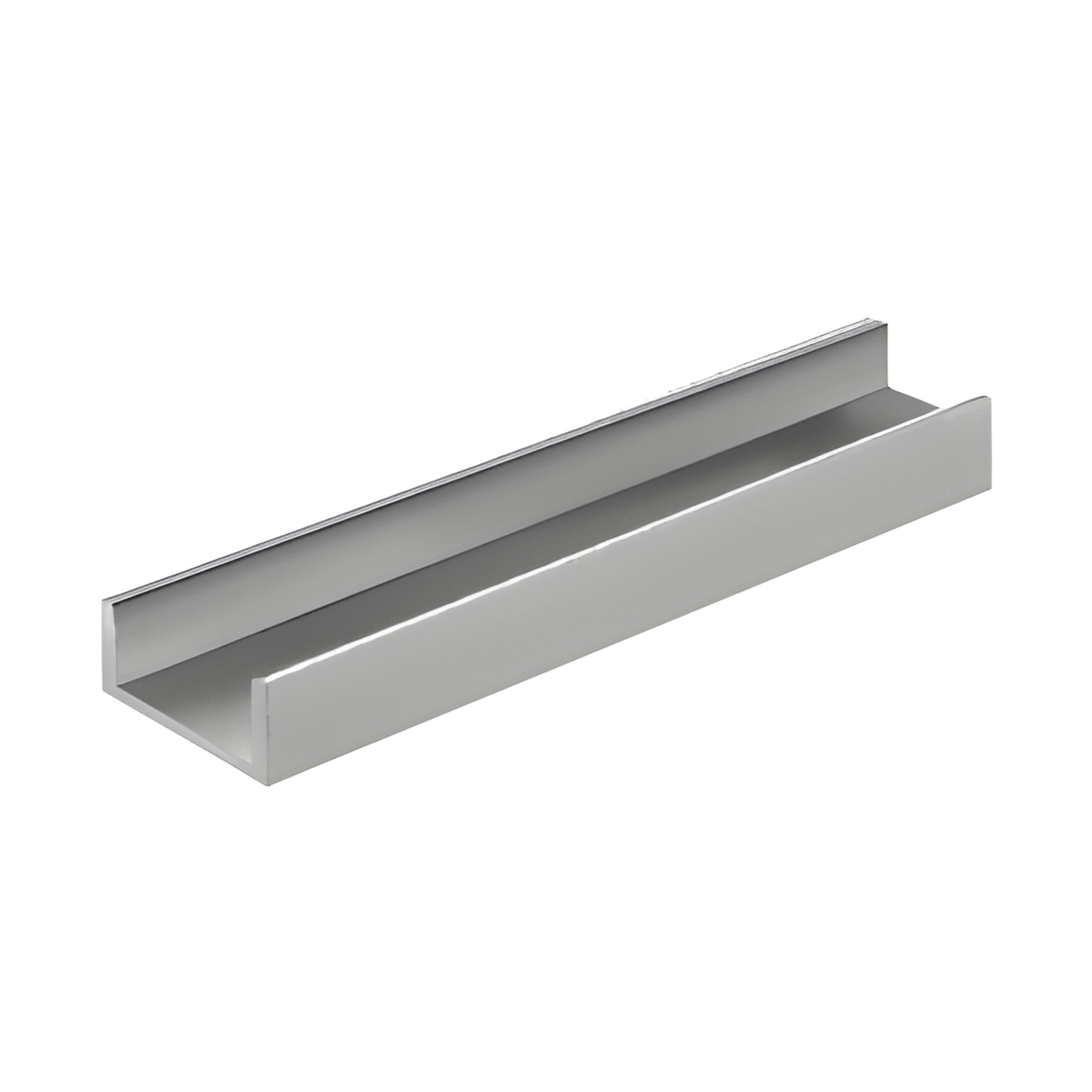 Mill-finish aluminum U-channel 4-1/2 in (114 mm) for surface-mounted door closers, SKU 487SB1.