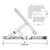 CRL 16" 4-Bar Secure Casement Window Hinge Replacement