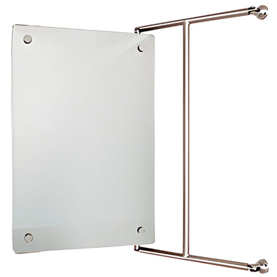 CRL Chrome 15 x 23 in Frameless Pivot Bathroom Mirror