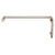 CRL MT Series Brushed Nickel 8" Door Pull & 18" Towel Bar Combo