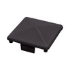 PC1HBRZ matte bronze 1100 Series aluminum post cap for glass railing, pyramidal slip-in design, ready to install
