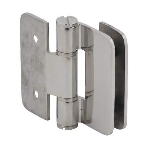 CRL Polished Stainless Zurich 05 Series Wall Mount Outswing Hinge - Sleek and Durable Desi