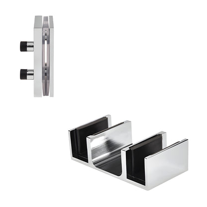 BRXACCKPS Brixen 90 accessory kit with polished stainless bottom guide for sliding shower door