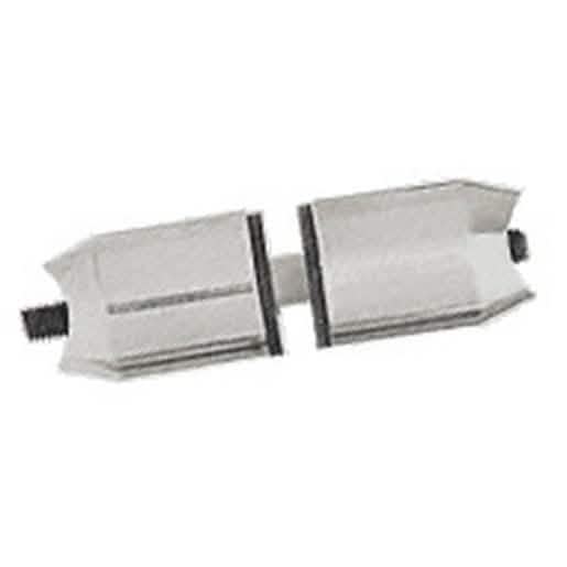 CRL Brushed Stainless Mid-Post for Ladder Style Pulls - Sleek, durable, extra length suppo